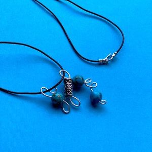 Wire Wrapped Art Necklace